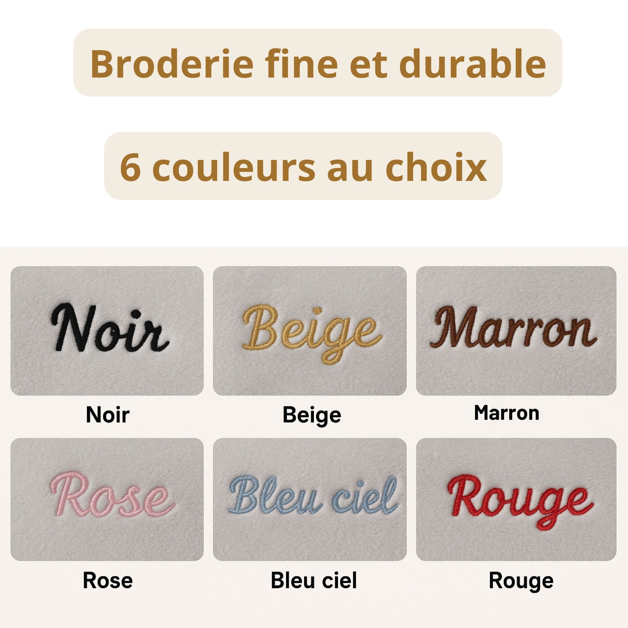 Couverture bébé personnalisée broderie prénom & initiale fleurie